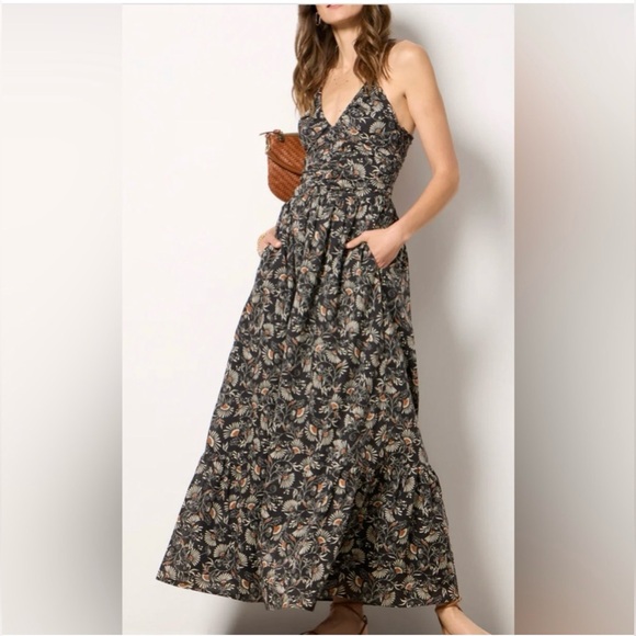 Rails Dresses & Skirts - Rails Black Floral Maxi Dress